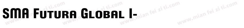 SMA Futura Global I字体转换